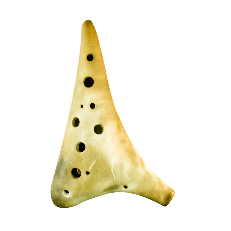 包邮中音C调陶笛 12孔+6孔调音F调陶笛 一共才55元 三满制作