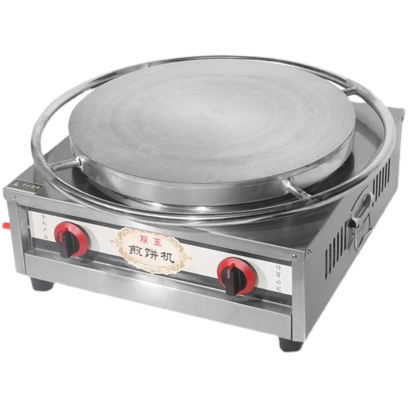 山东杂粮煎饼果子机器商用全自动摆摊煎饼锅鸡蛋饼炉旋转鏊子工具