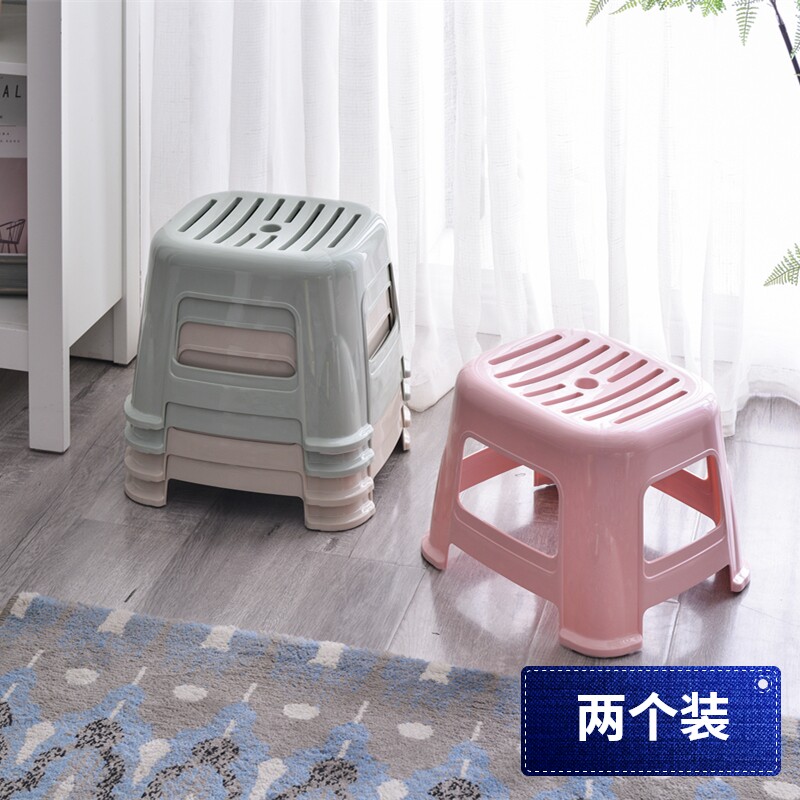 塑料凳子家用加厚高凳小板凳成人餐D桌凳简约胶凳儿童凳凳子可叠
