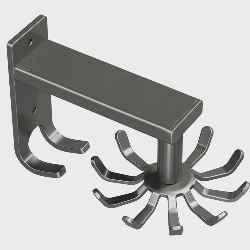 厨房旋转挂钩菜板壁挂置物架墙上厨具锅铲免打孔勺子铲子收纳新品