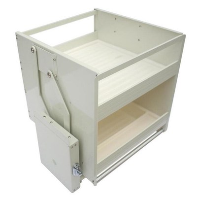 加深加大收纳衣柜升降机厨房拉篮内置厨柜下拉式高柜双层吊柜拉篮