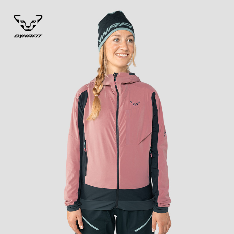 DYNAFIT情侣软壳夹克连帽防风保暖抓绒滑雪夹克上衣户外运动外套