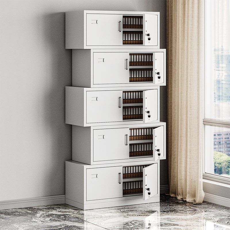 分体五节档案柜铁皮文件柜办公室财务资料凭证柜多层带锁矮柜顶柜,商业/办公家具,文件柜,淘宝优惠券,粉丝福利购,淘宝优惠卷