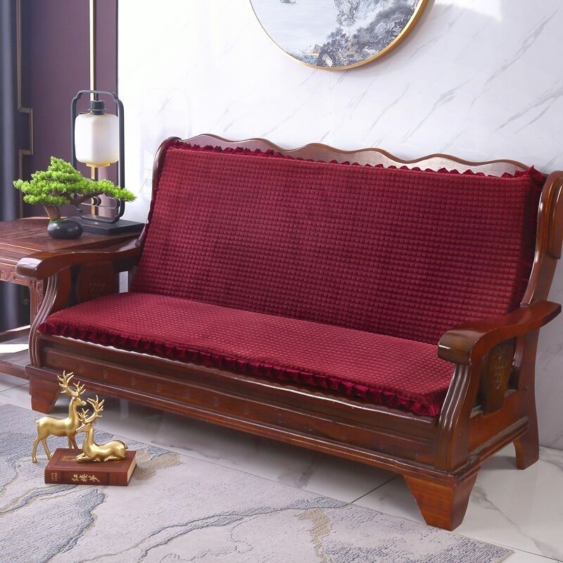 三人连体红木质沙发坐垫老式春秋椅垫加厚实木沙发垫带靠背可拆洗,居家布艺,沙发垫,淘宝优惠券,粉丝福利购,淘宝优惠卷