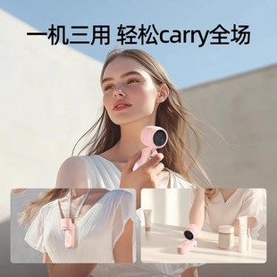 可挂脖随身手持迷你小风扇 户外超长续航涡轮节能小风炮便携式