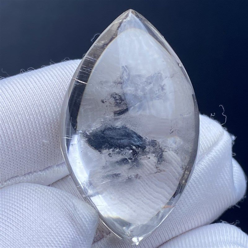 天然水晶蓝幽灵吊坠裸石男女款水晶幽灵项坠挂坠饰品一物一图