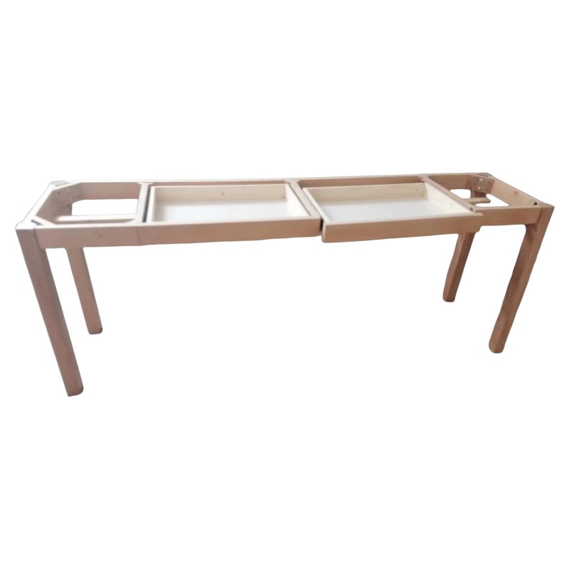 实木书桌架家用小户型现代电脑桌架写字桌简约学习桌卧室办公桌架