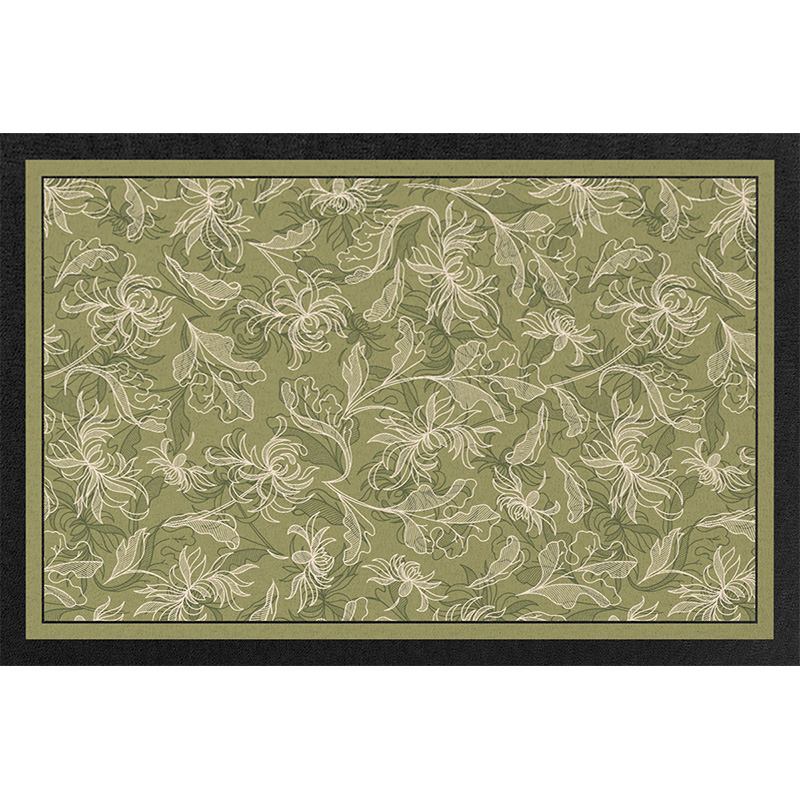 丝圈地垫入户门垫法式中古室外门口进门脚垫可裁剪玄关地毯防滑垫