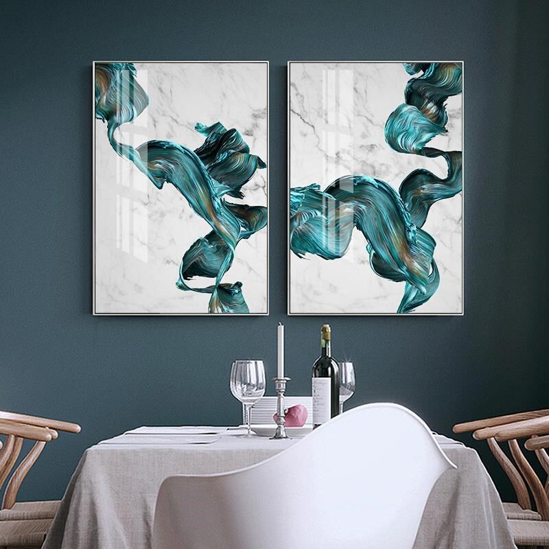 家庭装饰画客厅挂画现代简约沙发后面的背景墙抽象大气艺术墙壁画