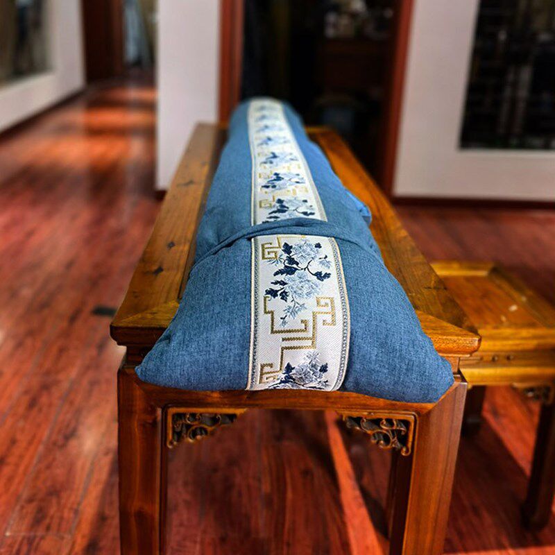 新中式国风刺绣古琴囊加厚琴包可拎可背便携琴袋 有配套桌旗盖布