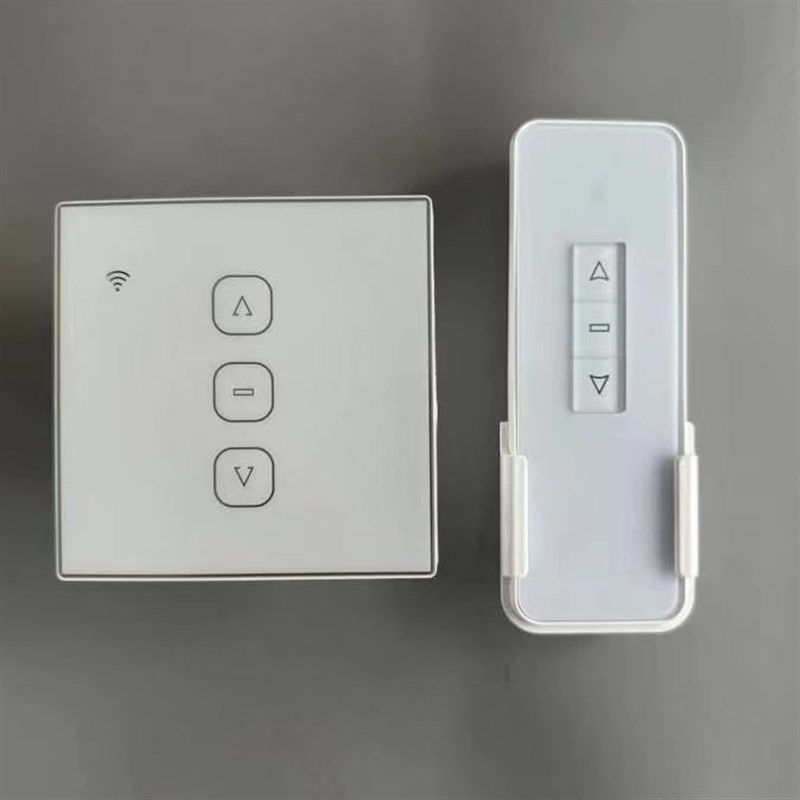 速发天棚帘电机电动窗帘t外置控制遥控F双轨折叠式开合幕轨