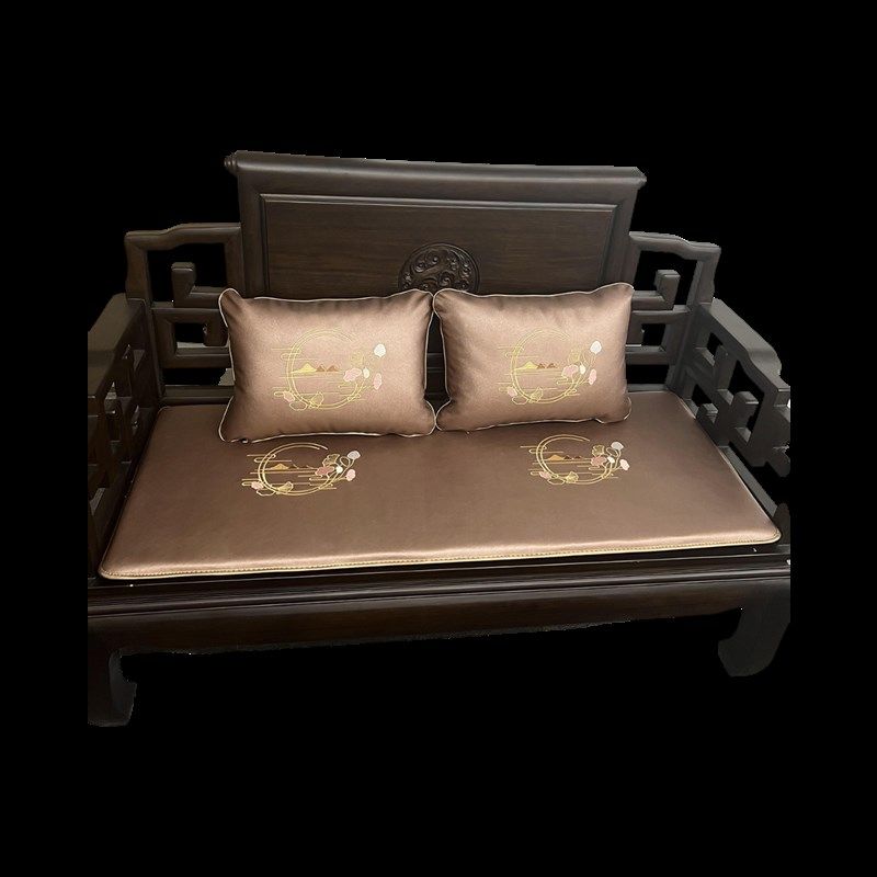 红木沙发皮坐垫久坐不累定制餐椅坐垫凉席中式实木圈椅垫夏季凉垫