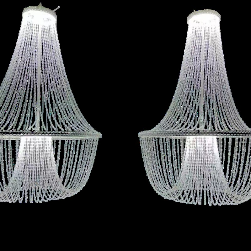 新款仿水晶压克力珠帘婚庆路引婚礼悬吊式天花板挂件道具水晶梦装