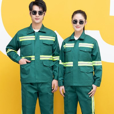 环卫保洁工作服秋冬装套装男市政工人施工公路养护清洁绿化劳保服