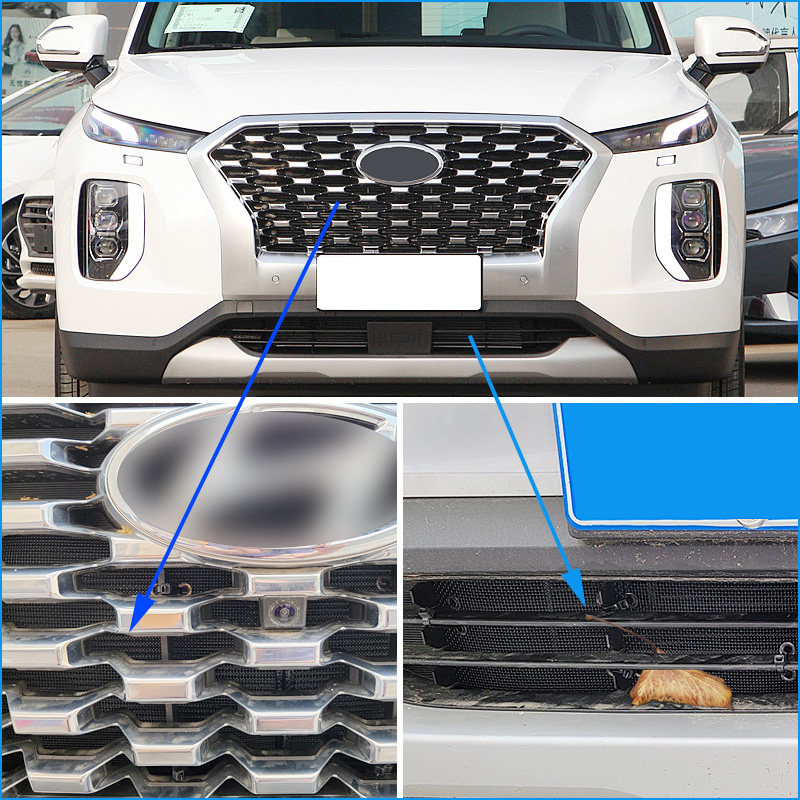 适用于21-23款现代帕里斯帝水箱防虫网 中网外观改装防蚊虫柳絮网