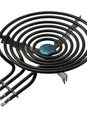 【21cm2700w凹7圈电灶加热管】3接线端口蚊香型发热盘干烧炉环