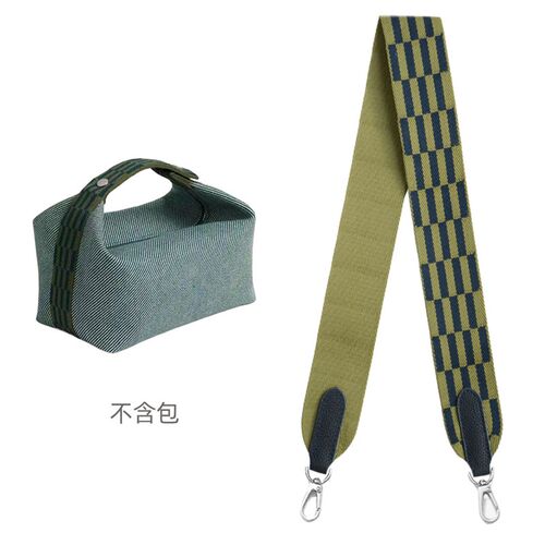 2024b年饭盒包新款改造配宽肩带单肩斜挎加厚加密编织带百搭包配