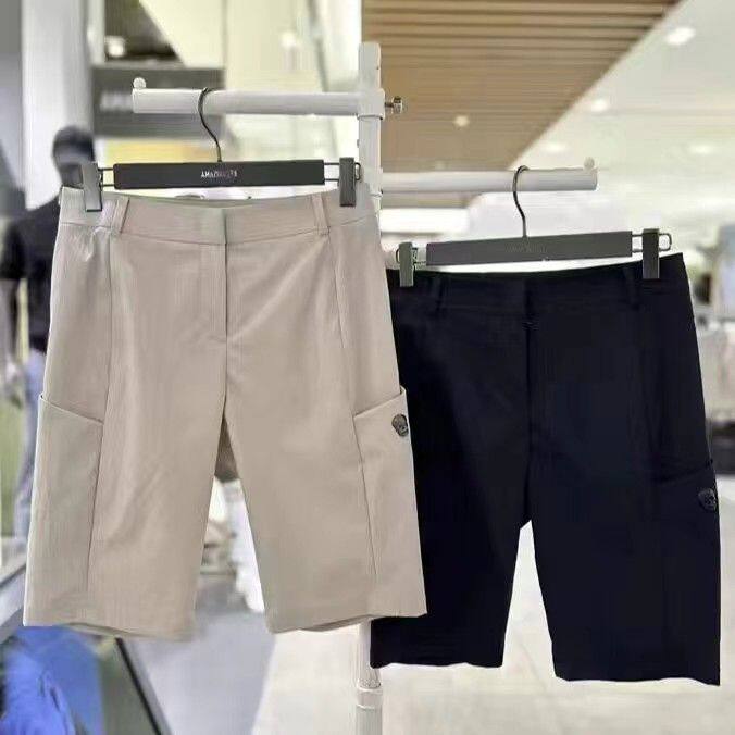 高尔夫球服25夏女装弹力轻便吸湿半身短裤骷髅头时尚休闲运动裤