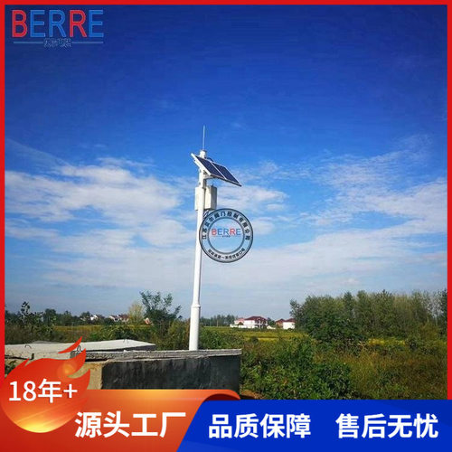 贝尔太阳能光伏板充电的无线自动控制电动蝶阀农田灌溉