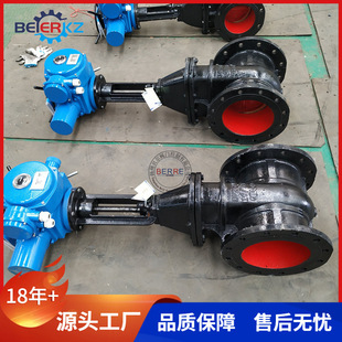 贝尔Z941T DN250普通开关型电动执行配法兰电动明杆铸铁闸阀