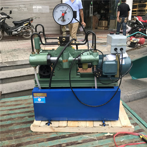 鸿聚牌4DSB-16电动试压泵 四缸电动打压泵 活塞泵测漏仪现货