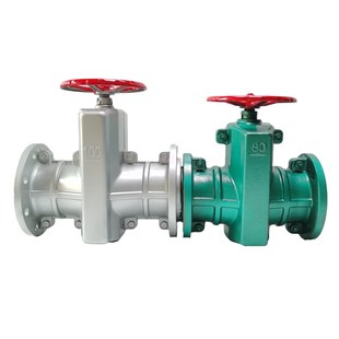 200 GJ41X10L铸铁铝合金管夹阀排泥浆矿渣胶管阀DN50 100 150