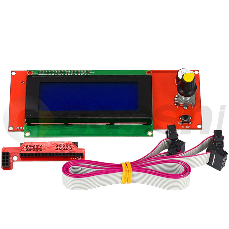 3d打印机配件 LCD2004显示屏控制模块脱机打印主板智能控制器20*4