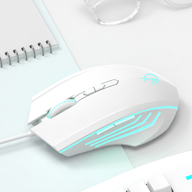 适用华硕天选6 Pro 5 4有线鼠标电竞宏编程游戏有声静音炫酷RGB灯