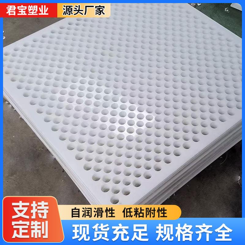 聚乙烯筛板塑料板pp冲孔板网格圆孔塑料过滤网造纸厂筛板