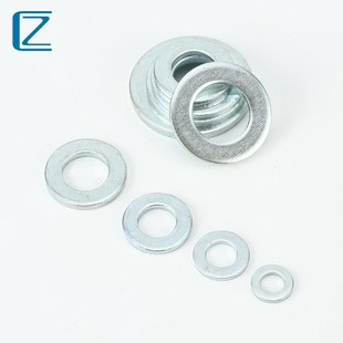 M10 M12 镀白锌加大平垫圈加厚垫片超薄加厚垫圈M3