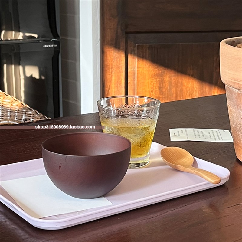 走失的blue 日式木制餐碗 木碗木质家用米饭碗汤碗高颜值日料餐具