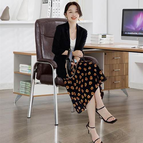 麻将机专配皮公DLL椅靠背固架茶楼扶棋手牌椅子会议室办定电脑椅