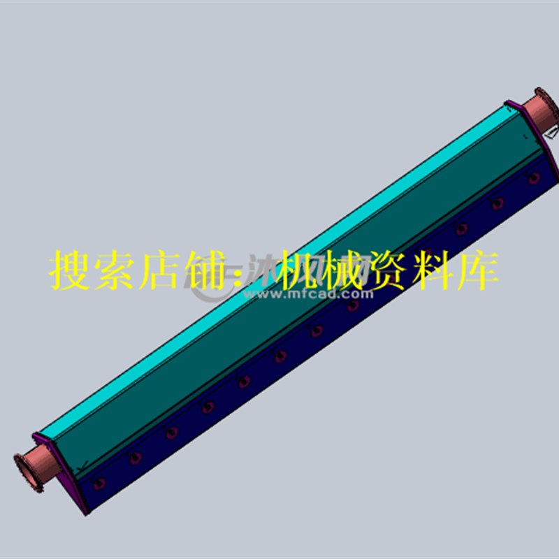 清洗机高压风机风刀模型3D SolidWorks图纸【76】