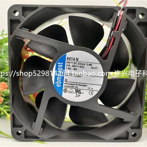 全新EBMPAPST 4414 H/M/2HHP/2HH/12M/N/39MU/39HHR/HT DC24V风扇