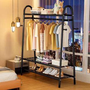 晾衣架帽落地家用衣卧室房间挂服架子凉衣架阳台衣室QBY内简易移