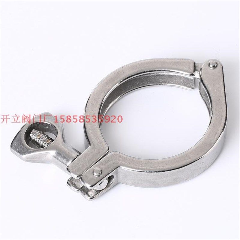 316卫生级精铸快装卡箍/不锈钢快速接头卡盘盲板法兰端头快开管夹