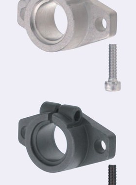 圆法兰导向轴支座光轴固定座SHFT15SHFM16SHFSS20SHF25SHFD30