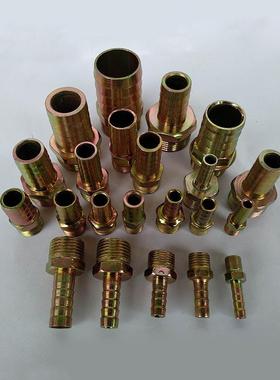 铁镀彩外丝塔接头BEH水管软管宝皮管124 3  6分1寸1/2 3/4 1/4 3