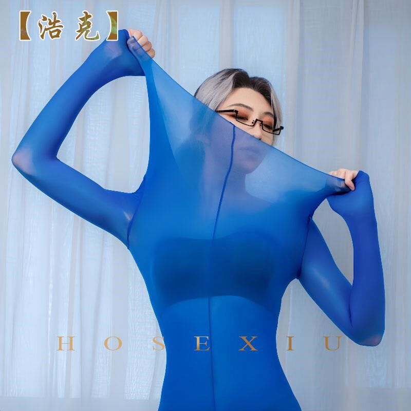 【巨容】薄款马油丝滑912针大码连体可到300斤手指脚趾头套连身袜