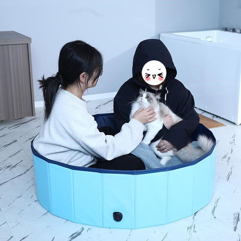 宠物洗澡盆可折叠猫咪狗狗洗澡盆猫砂狗窝室内大狗金毛浴盆