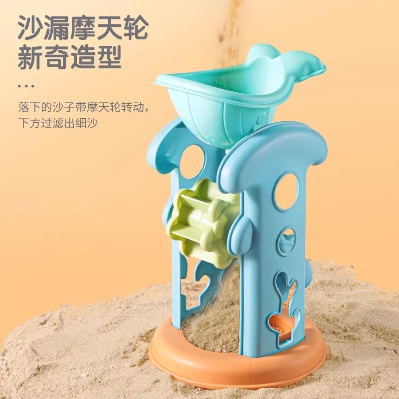 儿童沙滩玩具翻斗车海边宝宝玩沙子工具挖沙铲子桶套装玩沙池