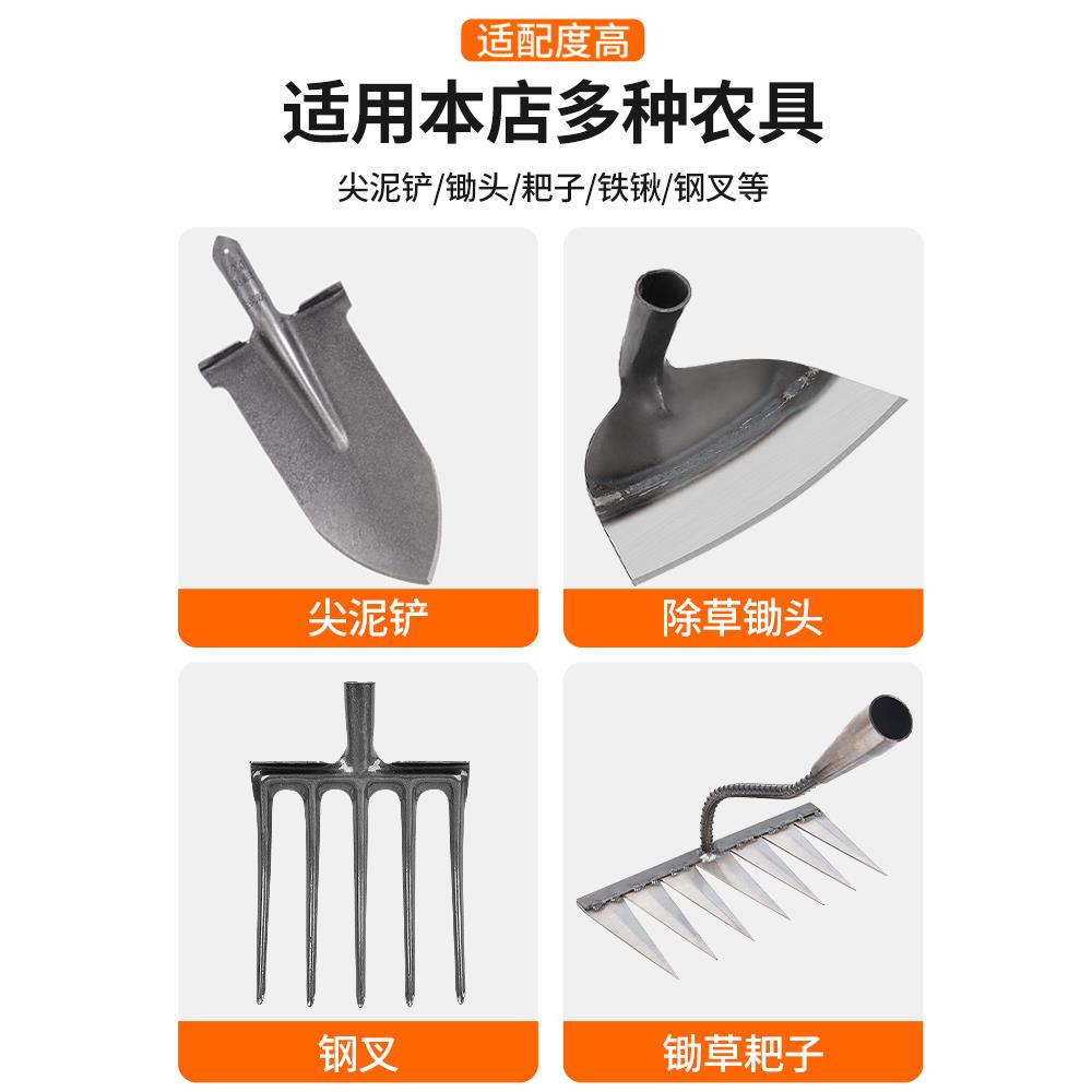 kt铁锹木kt7号仓1柄把实木手锄头木把洋槐柄木镐棍锨把锄头铁柄洋图片