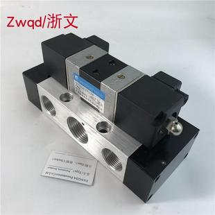 5电换向G1寸DN2控5板式 电磁阀Q35D2CV阀 Q35D22C WRL25