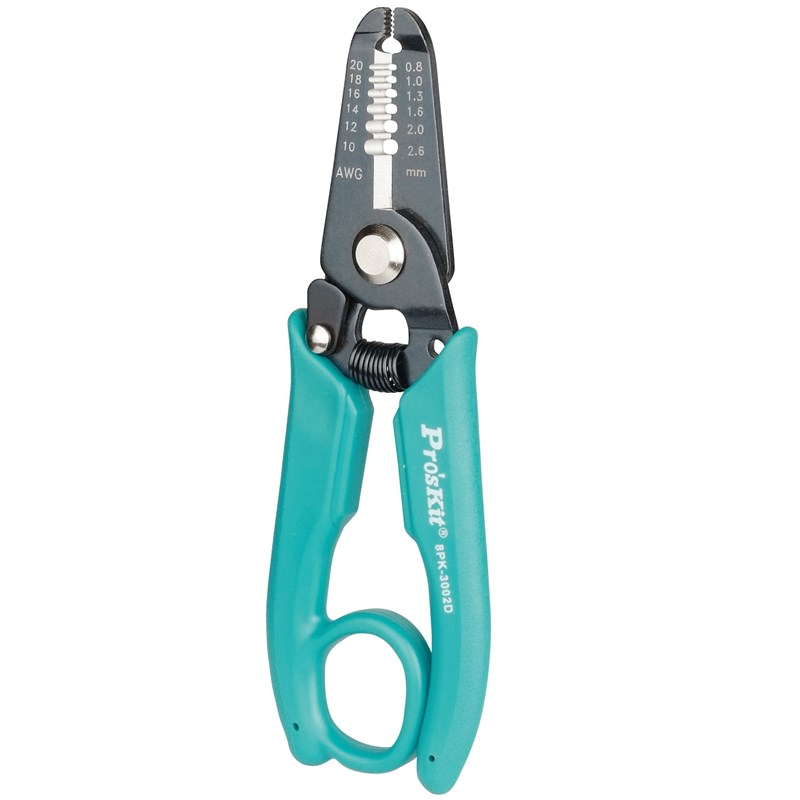 台湾宝工8PK-3002D挂环电工线剥线钳(0.8~2.6mm)电子扒皮钳子