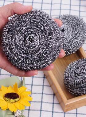 丝刷洗钢丝球碗款不锈钢洗锅家AL102526用铁大不丝掉新厨房清洁用