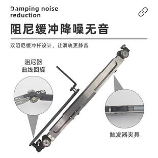 内推巴士门轨道拉推隐形门衣帽间卧室浴KUL导轨移门平滑轨室五金