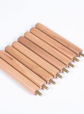 榉木落地衣帽架卧室创衣意粗服架挂衣架现简约实加木大衣代CBQ架