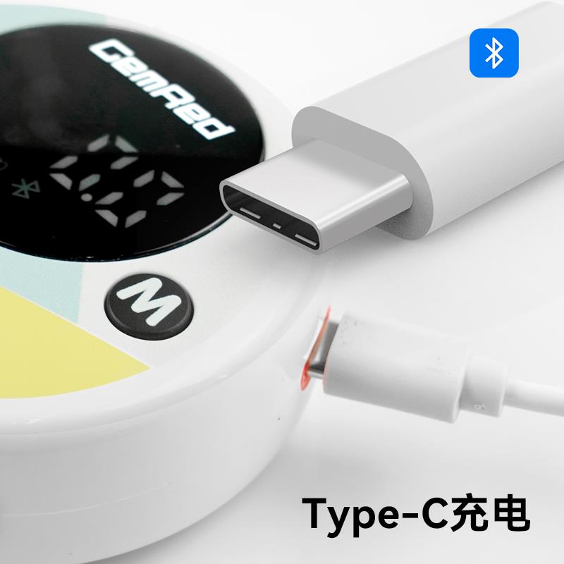 量臀kTJLt电子卷尺充电三围尺测腰围皮尺数显智能健身尺塑型软腿