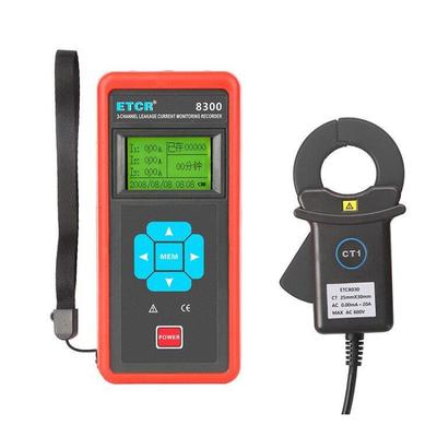 在铱泰ETCR8300交流电流记多路电流录线检测交流ZCH漏电记录仪仪