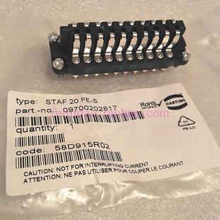 F黑STAF 09700202817母芯HARTING連接器Staf Pos S現(xiàn)貨